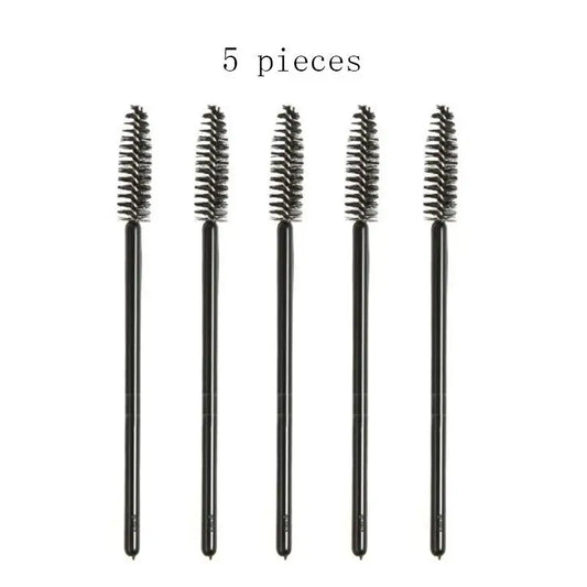 Disposable Eyelash Extension 5/50Pcs Eyebrow Brush Mascara Wand Applicator Spoolers Eye Lashes Cosmetic Brushes Set Makeup Tools